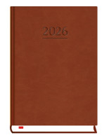 Kalendarz B6 powszechny ciemno brązowy T-200V-S2 Michalczyk i Prokop